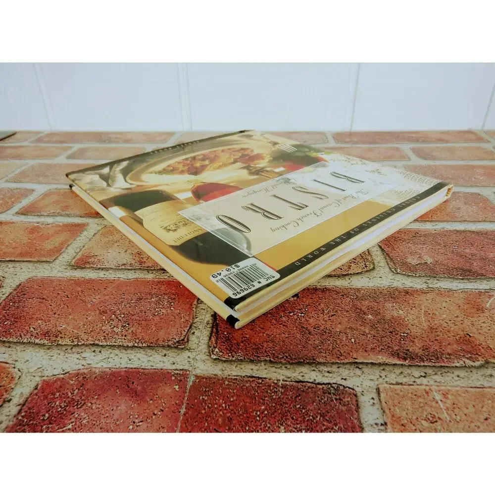BISTRO Best of Casual French Cooking by Gerald‎ Hirigoyen Vtg 1995 HCDJ Cookbook